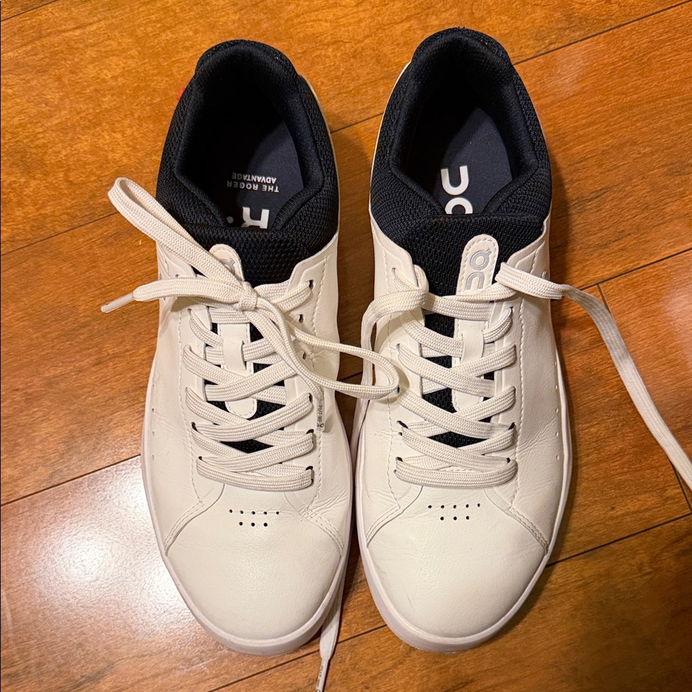 On Running Men's White and Black Sneakers